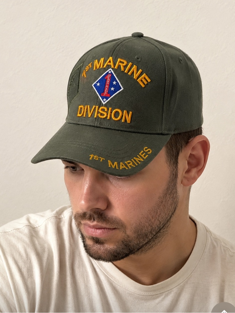 U.S. Marine Corps Ball Cap Hat with Embroidery